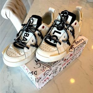 Dolce & Gabbana Portofino White Sneakers